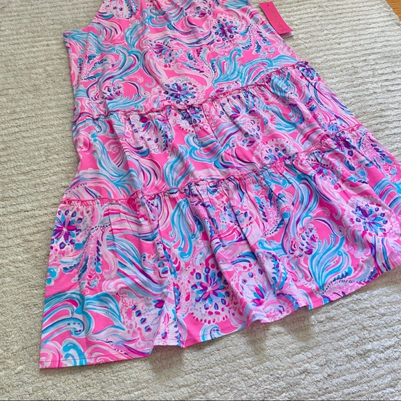 NWT Lilly Pulitzer Evelyn dress in Prosecco Pink Don’t be Jelly - Picture 7 of 14